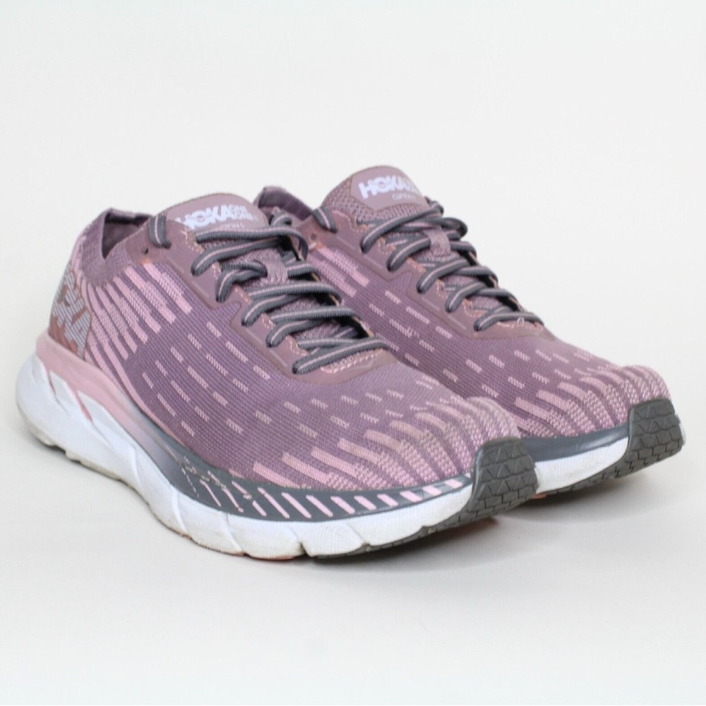 Hoka One One Pink Athletic Shoes with Cushioned Support